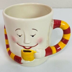 Vintage Clay Art Java Joe Anthropomorphic Mug 16oz